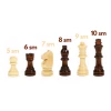 Шахматы 1723, дерево, белые/коричневые Шахматы 1723, дерево, белые/коричневые