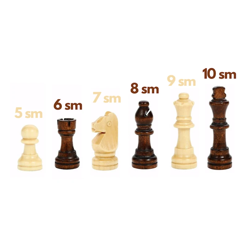 Шахматы 1723, дерево, белые/коричневые Шахматы 1723, дерево, белые/коричневые