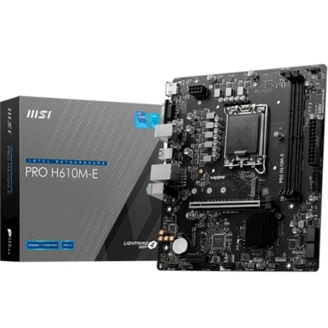 Материнская плата MSI Pro H610M-E (4711377125147) Материнская плата MSI Pro H610M-E (4711377125147)