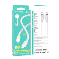 Кабель USB Borofone BX81 Goodway 20W Type-C to Lightning White