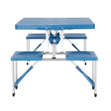 Kempinq üçün stulllar ilə qatlanan masa P-2452
