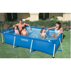 Hovuz karkaslı Intex Rectangular Frame H28225588270NP, 220x150x60 sm, 1662 l, göy
