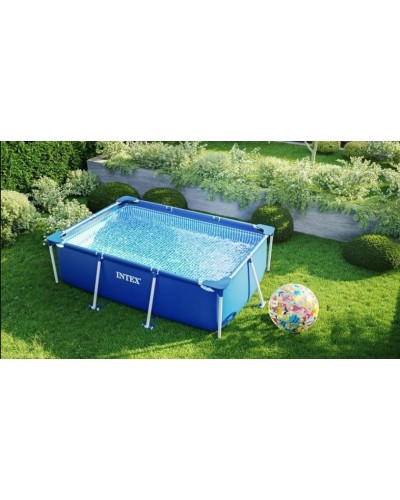 Hovuz karkaslı Intex Rectangular Frame H28225588270NP, 220x150x60 sm, 1662 l, göy