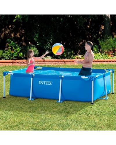 Hovuz karkaslı Intex Rectangular Frame H28225588270NP, 220x150x60 sm, 1662 l, göy