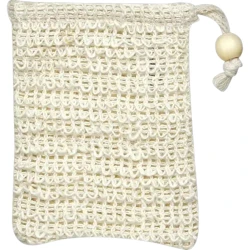 Мочалка-мешочек For Your Beauty, бежевая