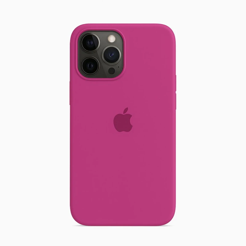 Telefon üçün çexol Apple 15 Pro Burgundy Silicone