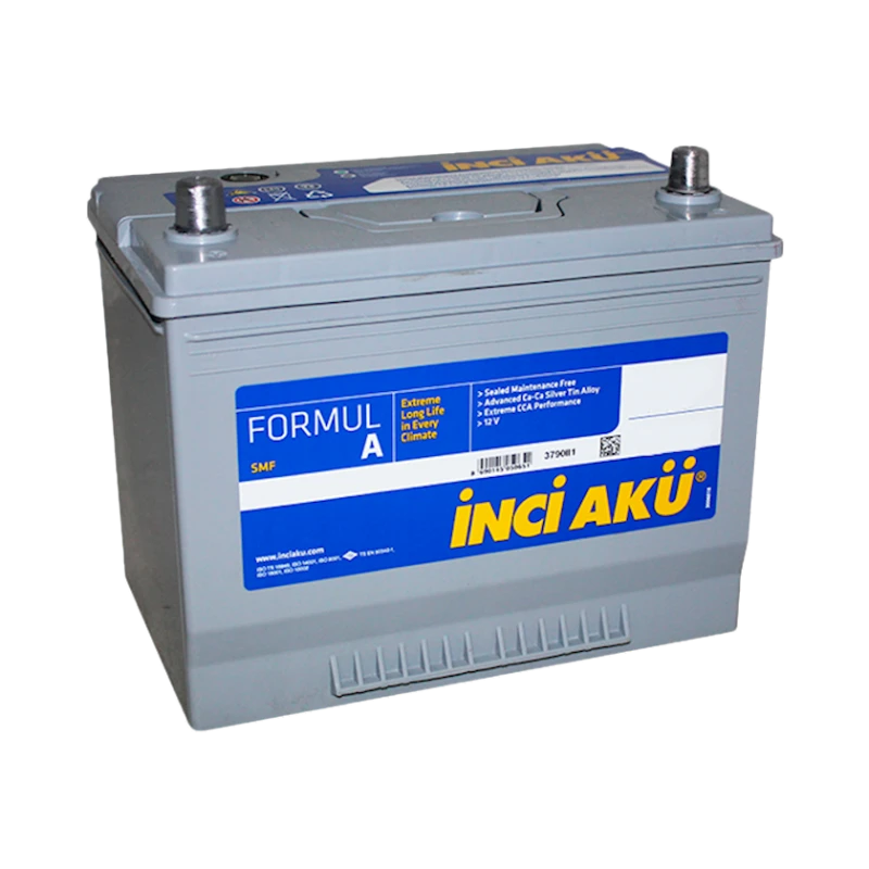 Avtomobil akkumulyatoru Inci Aku FormulA 72Ah, L+, 600A, (SAE)