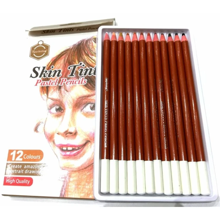 Набор карандашей Keep Smiling Skin Tints TB-1030, 12 шт Набор карандашей Keep Smiling Skin Tints TB-1030, 12 шт