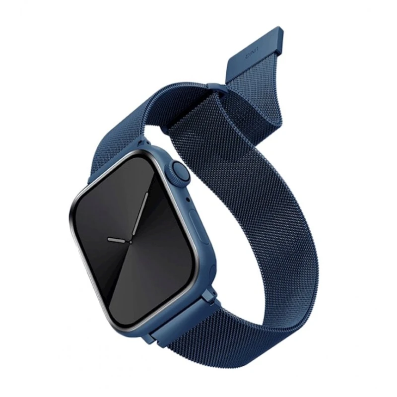 Ремешок UNIQ Dante Strap Mesh Steel для Apple Watch 38/40/41 мм, Синий