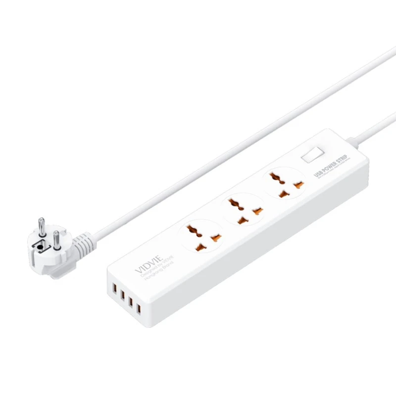 Удлинитель Vidvie PSE01 4 USB Power Strip Белый 1.8 м
