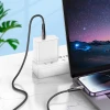 Kabel Hoco U133 USB Type-C to Type-C 3A, 60W Black