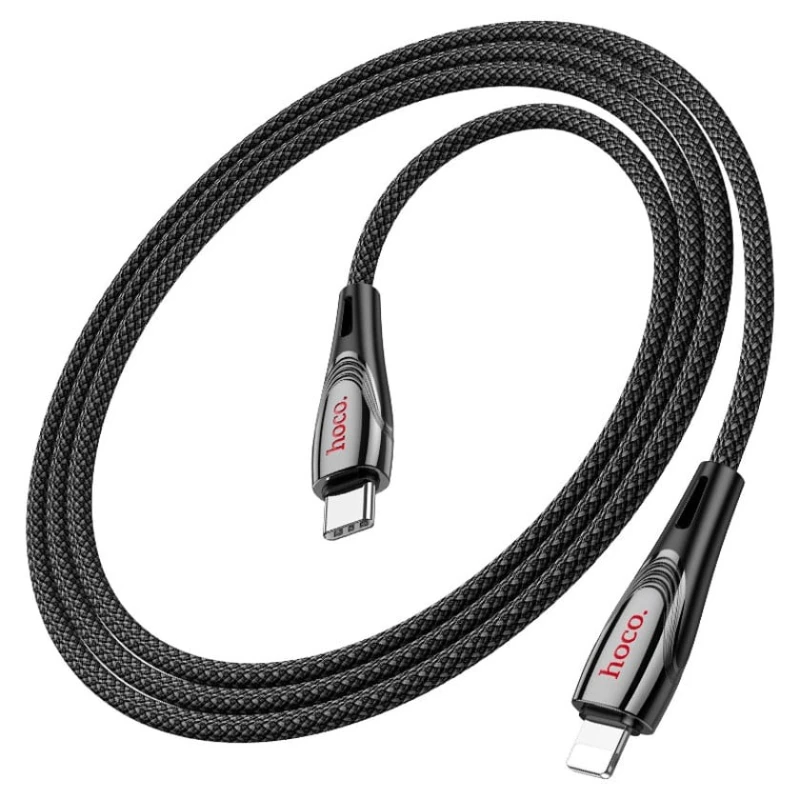 Kabel Hoco U133 USB Type-C to Type-C 3A, 60W Black