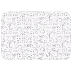 Детский наматрасник Roxy Kids Zoo R-0078, белый/сиреневый, 100x70 см Детский наматрасник Roxy Kids Zoo R-0078, белый/сиреневый, 100x70 см