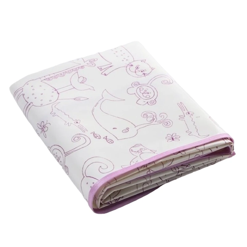 Детский наматрасник Roxy Kids Zoo R-0078, белый/сиреневый, 100x70 см Детский наматрасник Roxy Kids Zoo R-0078, белый/сиреневый, 100x70 см