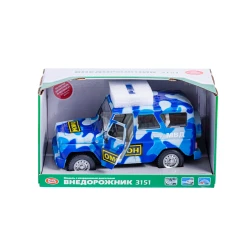 Polis yolsuzluq avtomobili Play Smart 9122, 32x18 sm, 3 yaşdan, göy