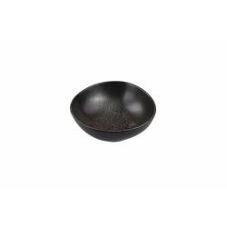 Salat qabı Porland Stoneware Ironstone, keramoqranit, qara, 15 sm