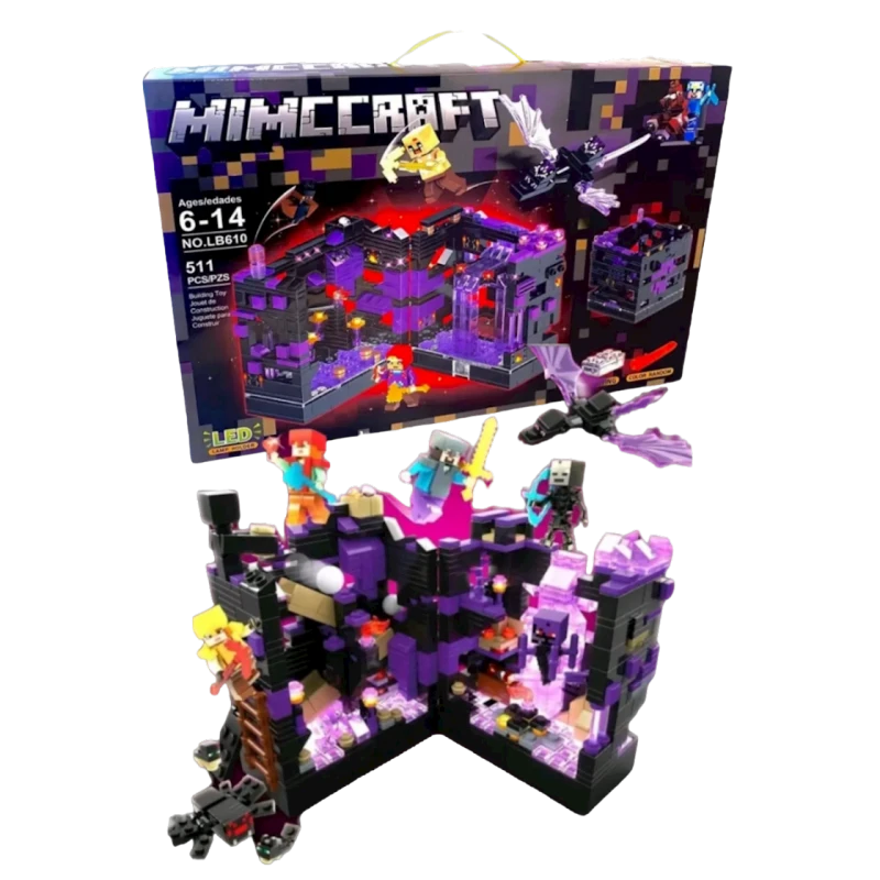 Konstruktor Minecraft LB610 Битва за черную крепость, 511 əd, 6+ yaş