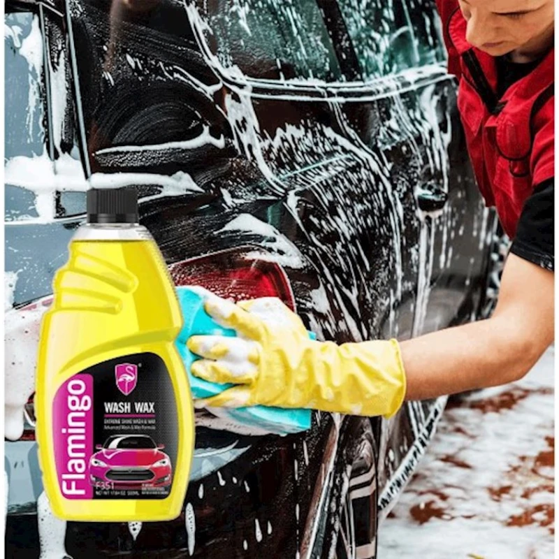 Воск для кузова автомобиля Flamingo F351 Wash, 500 мл Воск для кузова автомобиля Flamingo F351 Wash, 500 мл