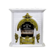 Soba Behkaran AHK-BHKA30-02, 92x88x36 sm, metal/bürünc, ağ/qızılı