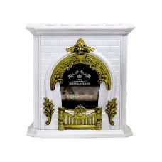 Soba Behkaran AHK-BHKA30-02, 92x88x36 sm, metal/bürünc, ağ/qızılı