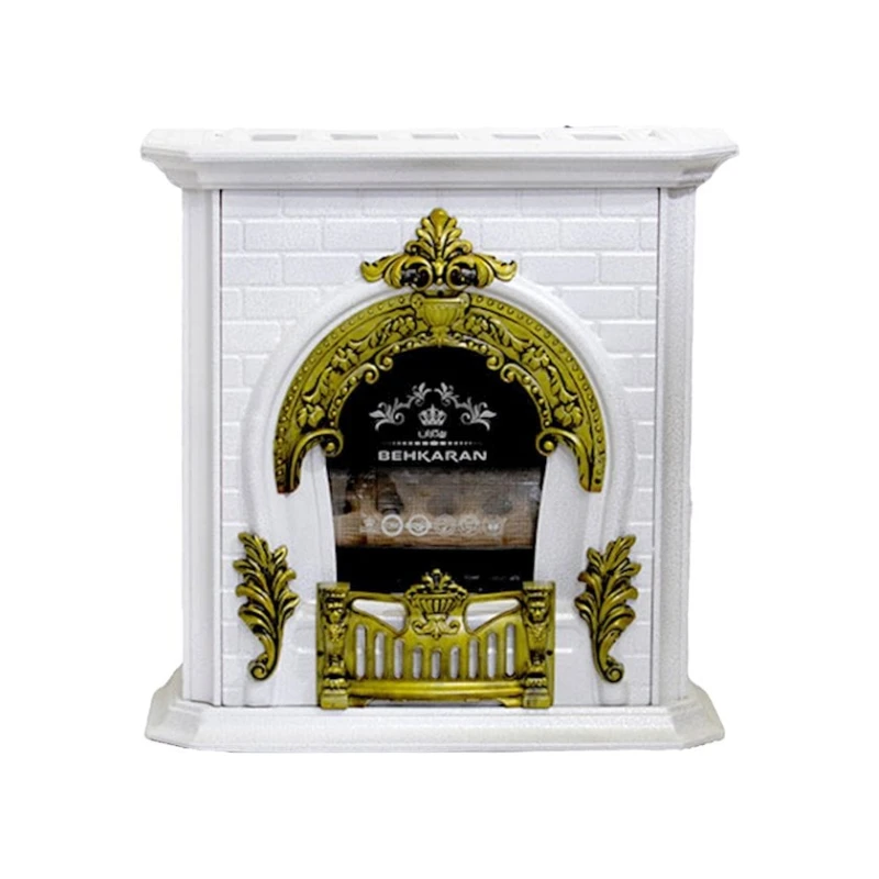 Печь AHK-BHKA30-02, 92x88x36 см, металл/бронза, белый/золотистый Печь AHK-BHKA30-02, 92x88x36 см, металл/бронза, белый/золотистый