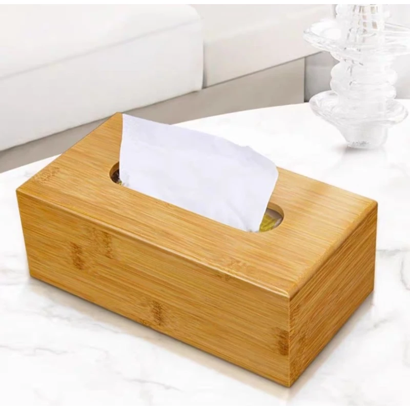 Salfet qabı, bambuk, qəhvəyi, 23.5x11.5x9 sm