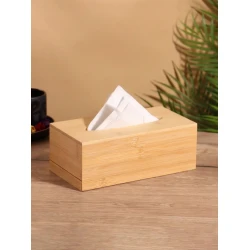 Salfet qabı, bambuk, qəhvəyi, 23.5x11.5x9 sm