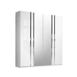 Шкаф Slonimmebel Venesiya, 220х180х59.9 см, белый