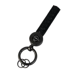 Брелок для ключей Avroluks av_278 Opel, кожа/металл, черный