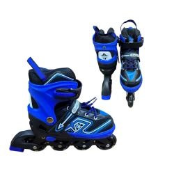 Роликовые коньки 013299MMQ, размер 34-38, синие