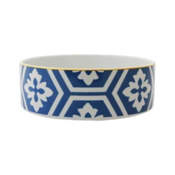 Миска Porland Morocco, фарфор, белая/синяя, 18 см
