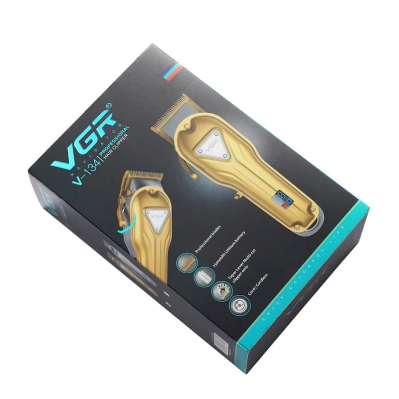 Машинка для стрижки волос VGR V-134 Gold