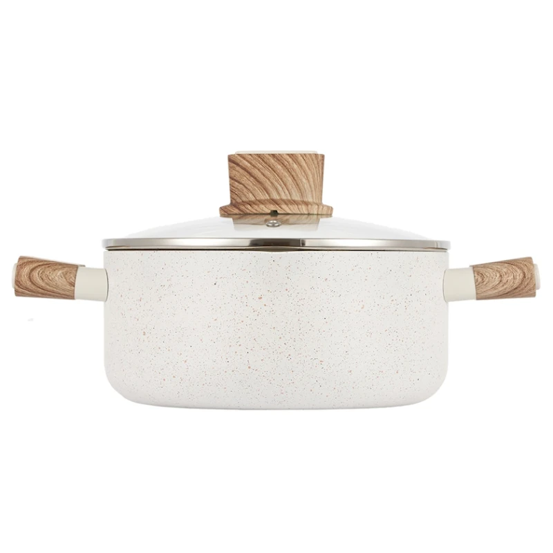 Кастрюля Werner Organic Beige, 22 см, 3.8 л, алюминий, бежевая