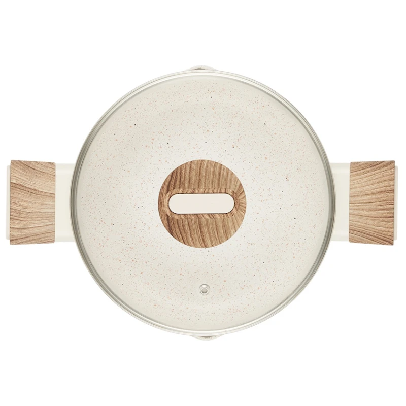 Кастрюля Werner Organic Beige, 22 см, 3.8 л, алюминий, бежевая