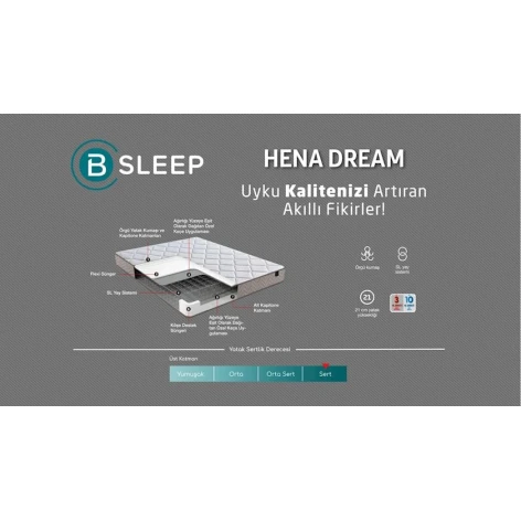 Матрас Bellona Hena Dream, 160x200 см, белый Матрас Bellona Hena Dream, 160x200 см, белый