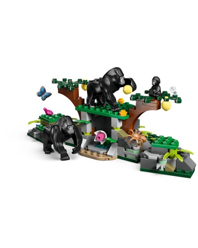 Konstruktor LEGO City Jungle Explorer Helicopter at Base Camp 60437, 8+ yaş, 881 element