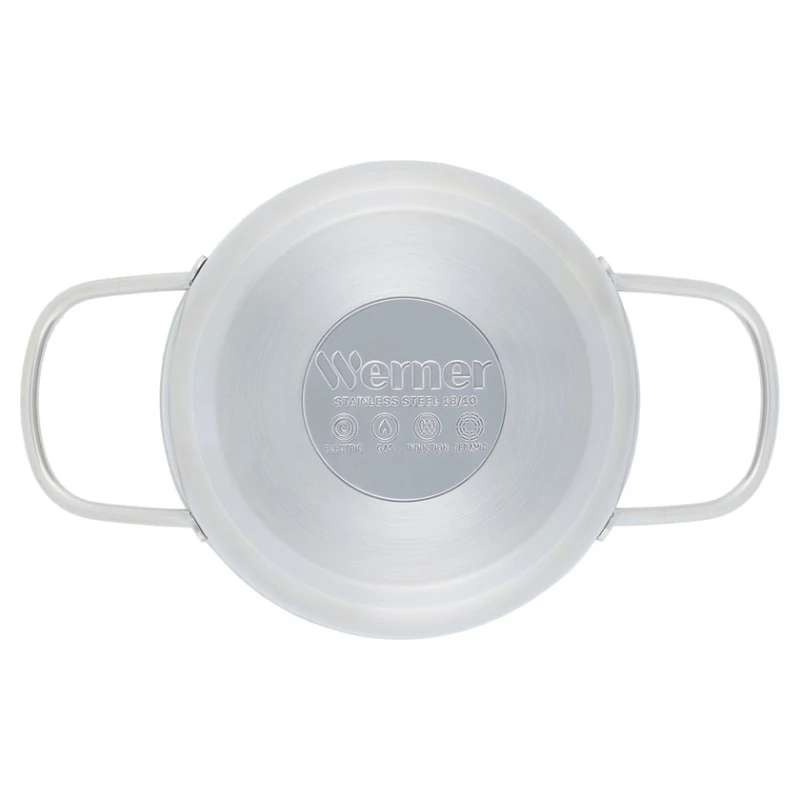 Набор посуды Werner Casina 51795, 4 предмета, 1.2 л, нержавеющая сталь/стекло, серебристый Набор посуды Werner Casina 51795, 4 предмета, 1.2 л, нержавеющая сталь/стекло, серебристый