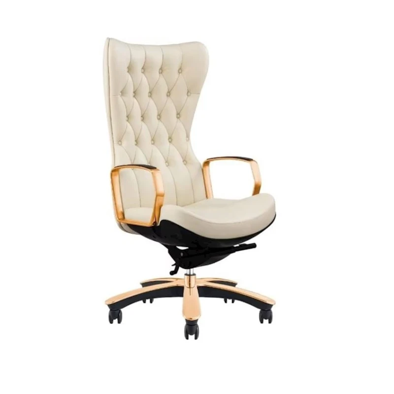 Кресло офисное AH601-1, 165x60 см, бежевое