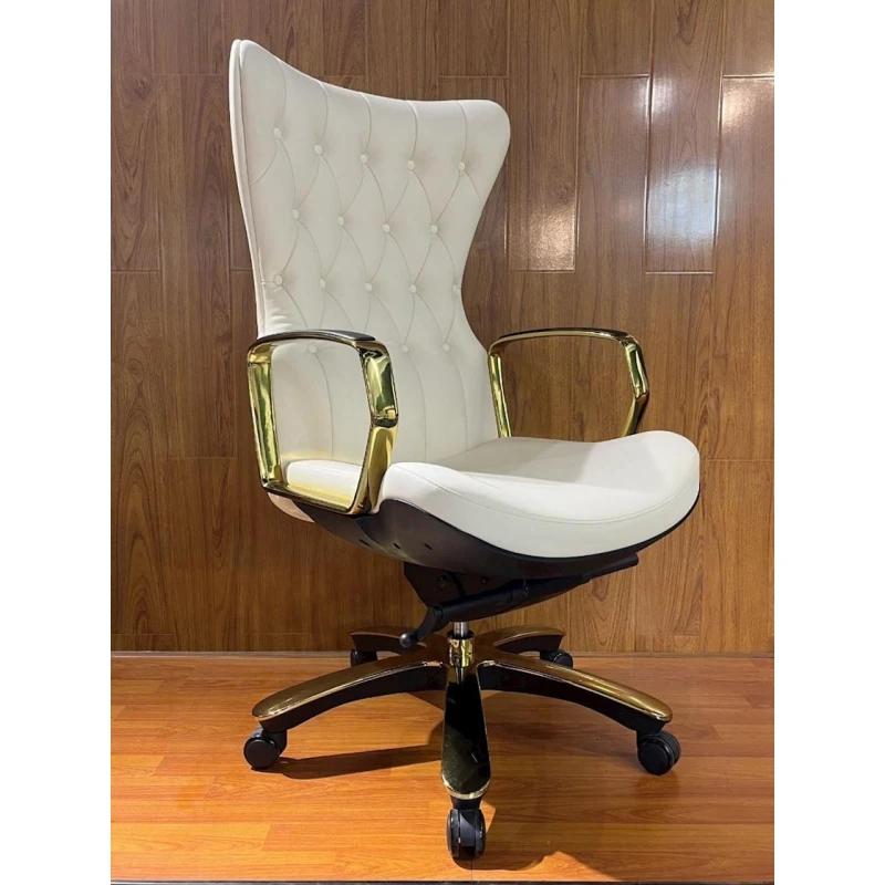 Кресло офисное AH601-1, 165x60 см, бежевое