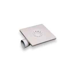 Трап напольный Nova TM.03499, боковое соединение, нержавеющая сталь, 15x15 см