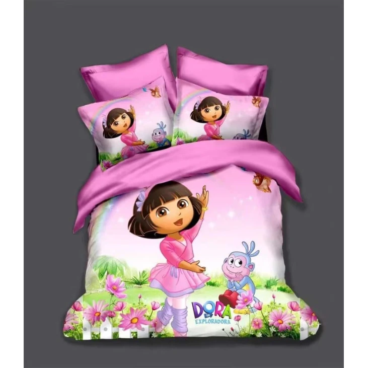 Комплект детского постельного белья MiraNova SF-481, пододеяльник 160х220 см, простыня 160х220 см, наволочки 50х70 см, разноцветный Комплект детского постельного белья MiraNova SF-481, пододеяльник 160х220 см, простыня 160х220 см, наволочки 50х70 см, разноцветный