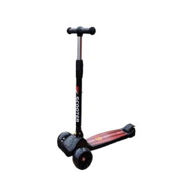 Детский самокат трехколёсный Scooter 818-1, до 10-ти лет, черный Детский самокат трехколёсный Scooter 818-1, до 10-ти лет, черный