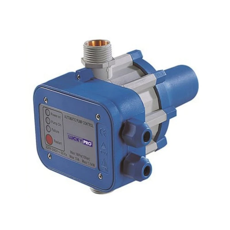 Редуктор давления воды Lucky Pro SOG-8230, серый/синий