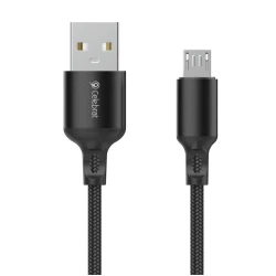 Kabel Celebrat CB-32 A-M USB to Micro USB, 1 m, Black