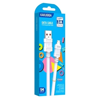 Кабель USB Kakusiga KSC-806 USB to Micro USB, Белый
