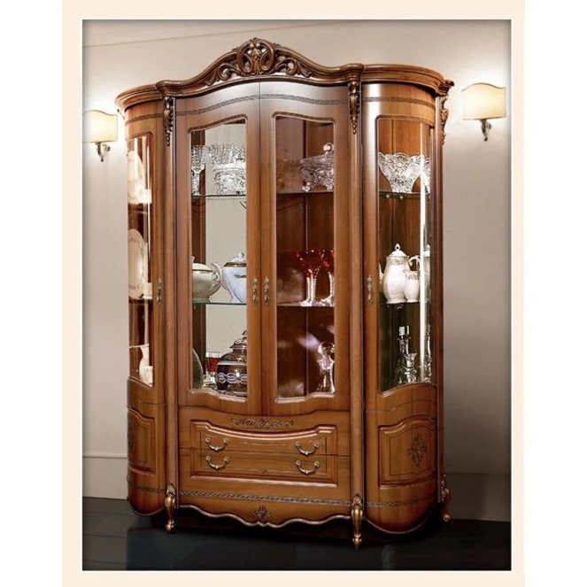 Буфет Allegro, Беларусь, 2325x1914x506 мм, коричневый Буфет Allegro, Беларусь, 2325x1914x506 мм, коричневый