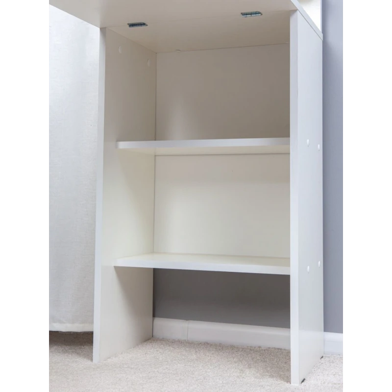 Маникюрный стол Letta, белый, ЛДСП/металл, 98x45x75 см