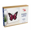 Набор 3D картина Rosa Talent Бабочка 4, ДВП грунтованное, 4 слоя, 17х17 см