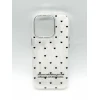 Чехол case для iPhone 16 Pro Hearts Белый