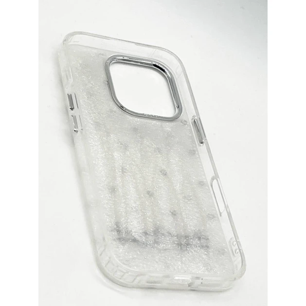 Чехол case для iPhone 16 Pro Hearts Белый